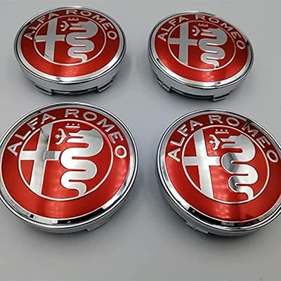 4 pièces enjoliveurs de voiture pour alfa romeo mito 147 156 159 166