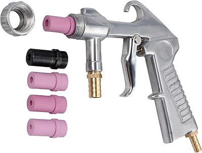 Pistolet à sable + 4 buses en céramique + jeu de têtes de buses en fer supplémentaires. DIAYTAR COTE D'IVOIRE, c'est votre nouvelle adresse de shopping en ligne. Avec plus de 300 000 références, vous trouverez tout ce dont vous avez besoin. Nous sommes fiers d'être la boutique en ligne leader en Côte d'Ivoire.