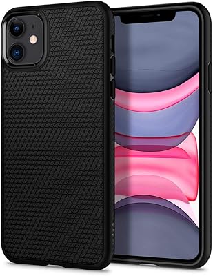 Coque de protection spigen liquid air pour iphone 11 - noir mat