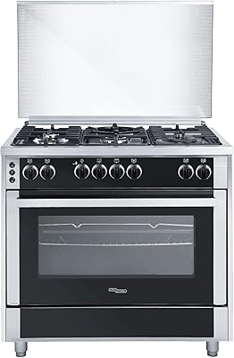 Cuisinière à gaz autoportante super general avec 5 brûleurs de sécurité complète, cuisinière en acier, four à gaz avec thermostat, gril, allumage automatique, argent, 90 x 60 x 85 cm, sgc-916-fsbgof, garantie d'un an. La boutique en ligne DIAYTAR COTE D'IVOIRE est dédiée à offrir une expérience d'achat en ligne unique et conviviale, avec une large sélection de produits à des prix compétitifs. Les clients peuvent naviguer facilement à travers les différentes catégories de produits, et bénéficier d'un service client réactif et fiable. Avec sa présence en ligne solide, DIAYTAR COTE D'IVOIRE est la destination idéale pour les achats en ligne en Côte d'Ivoire.