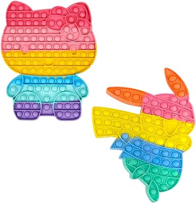 Grabmantra grand jouet push-pop-it pikachu et katie en silicone cadeau anti-stress sensoriel pour adultes. DIAYTAR COTE D'IVOIRE mise sur la satisfaction de sa clientèle, en proposant une livraison rapide et fiable ainsi qu'un service client réactif et efficace. Cela contribue à renforcer la confiance de ses clients et à consolider sa position sur le marché.