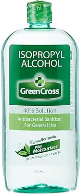 Solution d'alcool isopropylique à 40 % de green cross avec hydratant, 500 ml. Leader du commerce électronique en Cote d'Ivoire, DIAYTAR COTE D'IVOIRE propose une boutique en ligne généraliste avec une offre de plus de 300 000 références de produits. La boutique met en avant la diversité de ses produits et son engagement à offrir un service client exceptionnel. Tout est mis en œuvre pour que les clients aient une expérience d'achat inoubliable sur le site de DIAYTAR COTE D'IVOIRE.