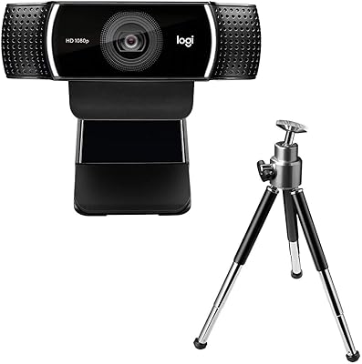 Webcam grand écran logitech c920 professional hd 1080p avec enregistrement d'appels vidéo