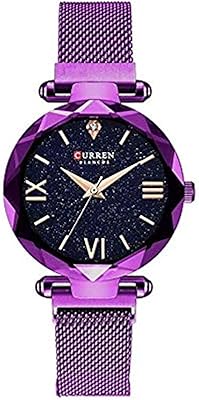 Curren montres de luxe pour femmes 9063 montre pour femme bracelet en maille avec fermoir et aimant, montre à surface géométrique en étoile de diamant, montre-bracelet à quartz pour tenue décontractée, violet. La boutique en ligne DIAYTAR COTE D'IVOIRE offre une expérience d'achat unique et pratique pour les consommateurs ivoiriens. Avec plus de 300000 produits à disposition, les clients peuvent trouver facilement ce qu'ils recherchent. La boutique est également connue pour ses promotions et ses offres spéciales régulières.