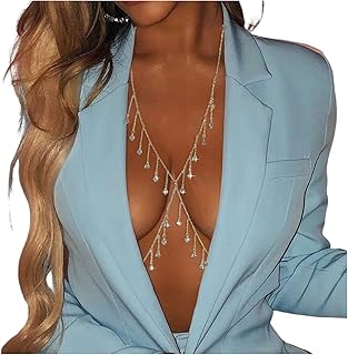 Chaîne de corps en strass goutte de pluie, chaîne de corps de soutien-gorge dégoulinant de cristal brillant, chaîne pour femme. DIAYTAR COTE D'IVOIRE se positionne comme une plate-forme de commerce électronique de confiance en Côte d'Ivoire, offrant une gamme complète de produits pour répondre aux besoins diversifiés des consommateurs. Les clients bénéficient d'une expérience d'achat fluide et conviviale. 