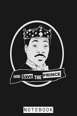 Cahier prince de zamunda : 6x9 120 pages, journal, papier ligné universitaire, couverture