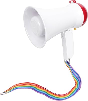 Toddmomy mégaphone portatif mini ampli mini haut-parleur portable jouets pour enfants changeur de voix mégaphone mégaphone léger mégaphone mégaphone en plastique amplificateur vocal unique dédié. DIAYTAR COTE D'IVOIRE, c'est votre porte d'entrée pour découvrir plus de 300 000 produits en ligne. Notre plateforme de e-commerce est conçue pour vous offrir une navigation facile et intuitive, ainsi que des options de paiement et de livraison flexibles. Nous nous efforçons de rendre votre expérience d'achat en ligne aussi agréable que possible.