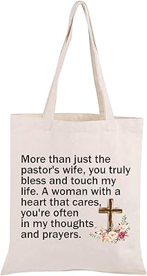 Mnigiu cadeau d'appréciation de l'épouse du pasteur sac à cosmétiques religieux plus qu'un simple sac de rangement de toilette pour l'épouse d'un pasteur, sac fourre-tout pour l'épouse du pasteur. DIAYTAR COTE D'IVOIRE, boutique en ligne généraliste avec plus de 300000 références, est la destination idéale pour tous vos besoins en ligne. Avec une large gamme de produits, vous trouverez tout ce dont vous avez besoin, du shopping au divertissement. C'est la boutique leader en Cote d'Ivoire.