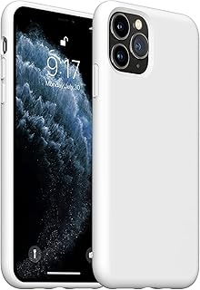 Coque arrière mince en silicone liquide souple zobitek pour iphone 11 pro max