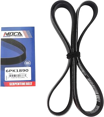 Courroie moca epdm 6pk1890 pour chevrolet gmc suzuki 1,8l 2,4l 98-08 et toyota