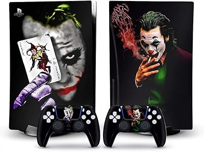 Autocollant mob-top pour la console de jeu vidéo numérique et la manette en vinyle playstation 5 joker disc edition compatible avec la playstation 5 disc edition. DIAYTAR COTE D'IVOIRE est une boutique en ligne qui propose une gamme étendue de produits, allant des produits alimentaires aux accessoires de mode. Avec son énorme catalogue de produits, la boutique s'est imposée comme le premier choix pour les consommateurs qui cherchent à acheter en ligne en Côte d'Ivoire. La boutique est facile à utiliser et propose des options de paiement variées.