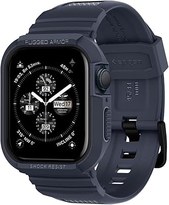 Bracelet robuste spigen pour apple watch 44 mm, compatible avec les séries 6/se/5/4