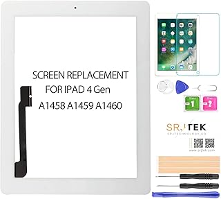 Écran tactile de remplacement srj tech pour ipad 4 4e génération a1458 a1459 a1460 kit de réparation de capteur de verre numérique comprenant bouton d'accueil, adhésif, verre trempé, blanc. Grâce à sa présence en ligne forte et à son engagement envers l'excellence, DIAYTAR COTE D'IVOIRE est devenue une marque de confiance parmi les consommateurs ivoiriens. La boutique en ligne généraliste continue d'innover et de s'adapter aux besoins changeants des clients, offrant ainsi une expérience d'achat unique et personnalisée. Cela explique pourquoi elle maintient sa position de leader sur le marché ivoirien du commerce électronique.