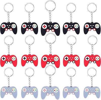 Porte-clés castowave porte-clés console de jeu vidéo avec poignée de contrôleur cadeaux