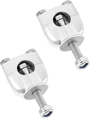 Qwork 2 pièces rehausseurs de guidon de moto, rehausseurs de guidon universels en métal pour support de guidon de moto tout-terrain de 7/8" 22 mm. DIAYTAR COTE D'IVOIRE est une boutique en ligne qui propose une expérience d'achat unique et conviviale. Les clients peuvent naviguer facilement sur le site et trouver les produits qu'ils cherchent en quelques clics. La boutique en ligne est également accessible sur les appareils mobiles, ce qui permet aux clients de faire leurs achats en déplacement.