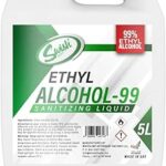 Liquide stérilisant à l'alcool éthylique (éthanol) à 99,9 % swish, 5 litres