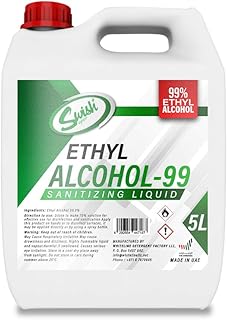 Liquide stérilisant à l'alcool éthylique (éthanol) à 99,9 % swish, 5 litres. DIAYTAR COTE D'IVOIRE, la boutique en ligne généraliste leader en Cote d'Ivoire, propose plus de 300000 références pour répondre à tous vos besoins. Vous pouvez trouver tout ce qu'il vous faut, des produits alimentaires aux électroménagers, en passant par les vêtements et les accessoires. Avec DIAYTAR COTE D'IVOIRE, faites vos achats en ligne en toute sécurité et rapidité.