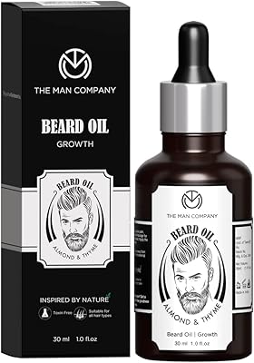 Huile à barbe pour une croissance plus rapide de la barbe aux amandes et au thym, 100% naturelle, meilleure huile de croissance de barbe pour hommes, nourrit et renforce la barbe inégale - 30 ml. Avec DIAYTAR COTE D'IVOIRE, vous pouvez faire confiance à votre boutique en ligne préférée pour tous vos achats. Les produits sont sélectionnés avec soin pour garantir la meilleure qualité et le service client est toujours disponible pour vous aider.