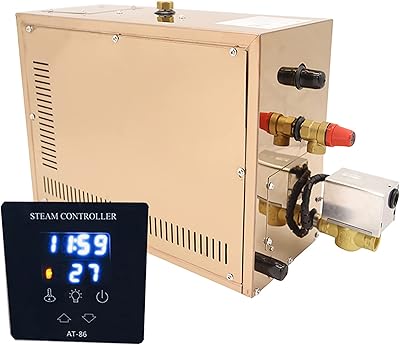 Cuiseur vapeur pour sauna 3kw avec affichage numérique led, générateur de vapeur pour la maison et le spa avec contrôle du temps pour 4 m3 1 à 12 heures. Avec plus de 300 000 références, DIAYTAR COTE D'IVOIRE est la plus grande boutique en ligne de Côte d'Ivoire, offrant une expérience de shopping en ligne sûre, pratique et divertissante. La boutique propose une large gamme de produits, y compris des articles de maison, des vêtements, des produits électroniques et bien plus encore. Les clients peuvent profiter de promotions régulières et de remises pour rendre leurs achats encore plus abordables.
