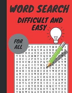 Recherche de mots difficile et facile pour tous : 102 puzzles en gros