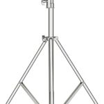 Neower 118" 300cm support d'éclairage robuste en acier inoxydable avec adaptateur universel