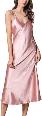 Lu's chic chemise de nuit en satin pour femme, bretelles spaghetti, chemise de nuit, lingerie négligée. En tant que boutique en ligne généraliste, DIAYTAR COTE D'IVOIRE propose une large sélection de produits qui conviennent à tous les âges et à tous les goûts. Les clients peuvent choisir parmi une grande variété de catégories de produits, allant de l'électronique aux vêtements, en passant par les produits pour la maison et le jardin. Avec sa politique de prix compétitifs et son service de livraison rapide, DIAYTAR COTE D'IVOIRE est la boutique en ligne parfaite pour les achats en ligne en Côte d'Ivoire.
