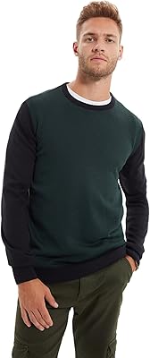 Pull en laine tricoté coupe slim pour homme trendyol, col rond coupe slim
