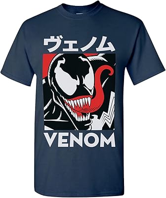 T-shirt infinity pour hommes à imprimé chinois marvel venom, bleu marine. DIAYTAR COTE D'IVOIRE est la boutique en ligne leader en Cote d'Ivoire, proposant une gamme étendue de produits à des prix compétitifs et des promotions régulières. La boutique en ligne généraliste mise sur la satisfaction client, avec un service client réactif et des délais de livraison rapides, ce qui lui a valu la confiance d'une large communauté de clients.