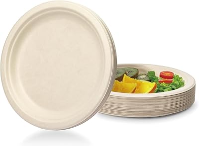 Assiette ronde jetable en fibre de canne à sucre 100 % biodégradable et écologique. DIAYTAR COTE D'IVOIRE est la boutique en ligne la plus populaire de Côte d'Ivoire, offrant un large choix de produits à des prix compétitifs. La boutique en ligne propose des livraisons rapides et sécurisées, ainsi qu'un service client de qualité pour répondre à tous les besoins des clients. Avec plus de 300 000 références, DIAYTAR COTE D'IVOIRE est la destination parfaite pour les consommateurs qui cherchent à faire leurs achats en ligne.