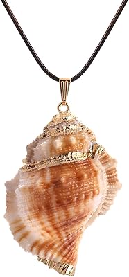 Collier pendentif coquillage coquillage naturel dans plusieurs styles, métal, sans pierres précieuses. DIAYTAR COTE D'IVOIRE se démarque par sa capacité à offrir des produits de haute qualité à des prix compétitifs, avec une livraison rapide et sécurisée, renforçant ainsi sa position de leader du marché ivoirien.