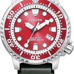Montre à quartz analogique citizen pour homme avec bracelet en caoutchouc bn0159-15x, noir