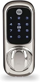 Serrure de porte intelligente yale smart living sans clé, clavier tactile, fonctionne