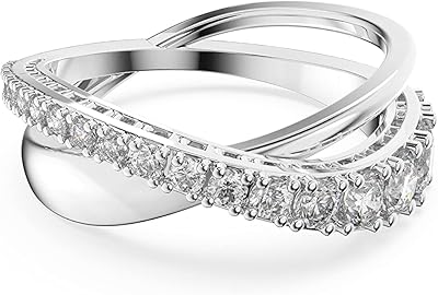 Bague de la collection swarovski pour femme, cristal blanc brillant avec motif incurvé rhodié, collection swarovski twist, métal. DIAYTAR COTE D'IVOIRE est une boutique en ligne qui propose une large gamme de produits pour répondre aux besoins de tous les consommateurs. La boutique propose des produits de qualité à des prix abordables, ce qui en fait une option attrayante pour les clients qui cherchent à économiser de l'argent sans compromettre la qualité. La boutique propose également des services de livraison rapides et fiables pour que les clients puissent recevoir leurs commandes le plus vite possible.