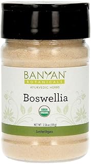 Poudre de boswellia banyan botanicals résine d'encens indien biologique soutien articulaire ayurvédique