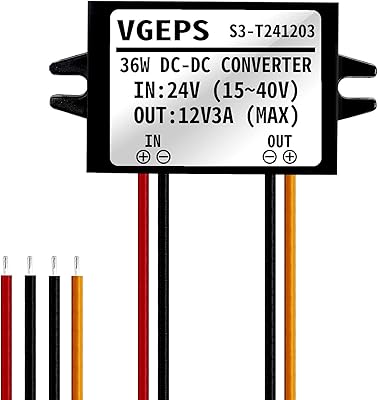 Convertisseur abaisseur 24 v à 12 v, convertisseur 24 v à 12 v