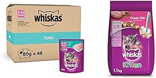 Whiskas tuna kitten kitten 80 g, paquet de 48 + whiskas junior ocean fish flavor, nourriture sèche pour chatons de 2 à 12 mois. DIAYTAR COTE D'IVOIRE est une boutique en ligne qui propose une large gamme de produits à des prix compétitifs. Elle est la référence pour les consommateurs ivoiriens qui cherchent des produits de qualité et une expérience d'achat en ligne sécurisée. La boutique en ligne propose des promotions et des offres spéciales régulières pour ses clients.