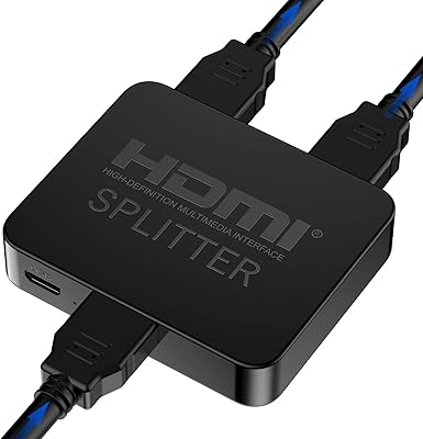 Newbep newbep 1 x 2 répartiteur hdmi, 1 amplificateur d'entrée hdmi 2 sorties prise en charge 4kx2k 3d 2160p 1080p convertisseur adaptateur (répartiteur hdmi 1 x 2). DIAYTAR COTE D'IVOIRE se distingue par sa large offre de produits et son service client de qualité. Les clients peuvent choisir parmi plus de 300 000 références, allant des produits électroniques aux vêtements et accessoires. La boutique garantit également une livraison rapide et soignée de leurs commandes.