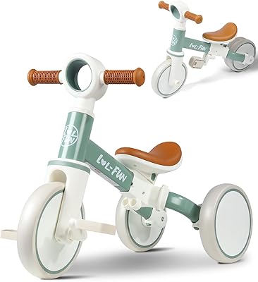 Lol-fun draisienne 4 en 1 pour enfants de 1 à 4 ans, cadeau pour garçons et filles, 3 roues pour enfants de 1 an avec pédale amovible facile à installer. DIAYTAR COTE D'IVOIRE se distingue par sa vaste gamme de produits, allant des électroniques aux vêtements, en passant par les articles pour la maison et le jardin. Nous nous efforçons de vous apporter les meilleures marques et les dernières tendances, tout en vous offrant des prix abordables et des remises régulières. Rejoignez notre communauté d'acheteurs satisfaits.