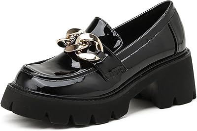 Yagumo oxfords pour femmes, chaussures de luxe, chaussures à talons hauts pour femmes, chaussures à talons hauts à semelle épaisse, chaussures de marque, baskets noires peu profondes pour femmes, mocassins en cuir verni pour femmes, chaussures à talons (couleur : ho. DIAYTAR COTE D'IVOIRE est une boutique en ligne généraliste qui propose plus de 300 000 références de produits, faisant d'elle la boutique leader en Côte d'Ivoire. Avec une large sélection de produits, les clients peuvent trouver tout ce dont ils ont besoin en un seul endroit. DIAYTAR COTE D'IVOIRE offre une expérience de shopping en ligne pratique et fiable.