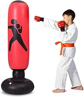 Sac de boxe fitness, sac de cible gonflable pour enfants, sac de boxe