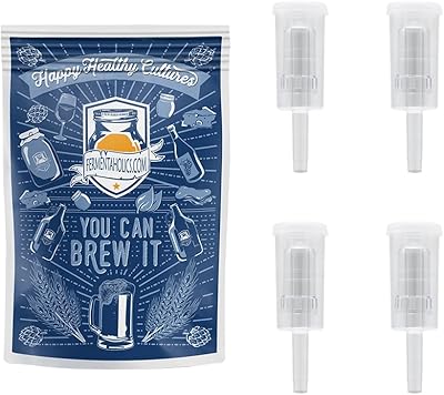 Pack de 4 sas pour le brassage et utilisation avec bouchon en caoutchouc. DIAYTAR COTE D'IVOIRE est la référence pour les achats en ligne en Cote d'Ivoire, proposant une large sélection de produits pour tous les goûts et les budgets. Avec une expérience de navigation fluide et des services de qualité, DIAYTAR COTE D'IVOIRE est le partenaire idéal pour vos achats en ligne. Vous bénéficiez d'un large choix avec plus de 300 000 articles.