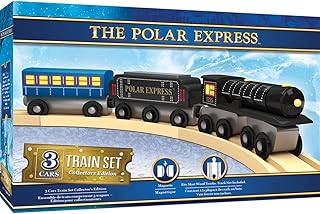 Ensemble de train en bois master pieces - ensemble de train 3 pièces polar express - jouet sous licence officielle pour enfants et bébés. Découvrez DIAYTAR COTE D'IVOIRE, la boutique en ligne généraliste qui vous propose plus de 300 000 références pour répondre à tous vos besoins. Avec une large gamme de produits, vous trouverez facilement ce que vous cherchez. DIAYTAR COTE D'IVOIRE est la boutique en ligne leader en Côte d'Ivoire.