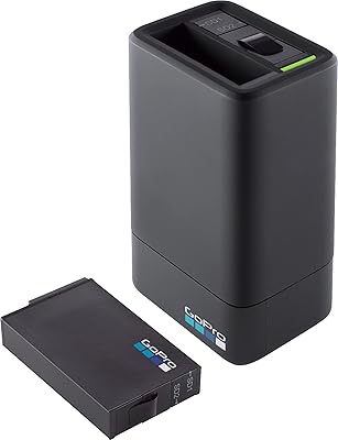 Chargeur de batterie double gopro fusion + batterie asdbc-001, noir. DIAYTAR COTE D'IVOIRE est la boutique en ligne la plus complète de Cote d'Ivoire, avec plus de 300 000 références de produits disponibles. Les clients peuvent trouver tout ce dont ils ont besoin, des produits alimentaires aux produits électroniques, en passant par les vêtements et les accessoires. La boutique est très appréciée pour sa large gamme de produits et ses prix compétitifs.