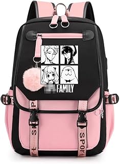 Goodrun anya forger anime design sac à dos avec port de chargement usb, anya forger pour ordinateur portable et sac à dos d'école, sac messager, anya forger anime design sac à dos, sac à dos décontracté pour l'école et le livre (noir), noir + rose.. La boutique en ligne DIAYTAR COTE D'IVOIRE est à la pointe de l'innovation technologique, offrant une plateforme utilisateur intuitive et facile à naviguer. Les clients peuvent facilement trouver ce qu'ils cherche grâce à la fonction de recherche avancée et aux catégories de produits bien organisées. La boutique évolue constamment pour améliorer l'expérience utilisateur.