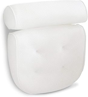 Oreiller de bain antidérapant pour soutenir la tête, le cou et les épaules