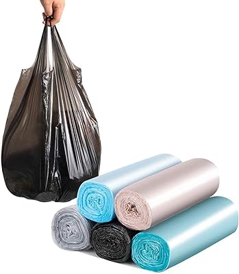 Sacs poubelles avec poignées sacs en plastique colorés poubelles plastique pour la maison