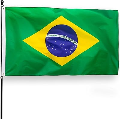Drapeau danfe du brésil 3 x 5 pieds en polyester épais, résistant à la décoloration, œillets en laiton, en-tête en tissu drapeau national brésilien 3 x 5 pieds. Avec plus de 300 000 références, DIAYTAR COTE D'IVOIRE est la boutique en ligne la plus complète en Côte d'Ivoire, proposant tout ce dont les clients ont besoin sous un seul toit virtuel. De l'électronique dernier cri aux produits de maison, en passant par les accessoires de mode, chaque catégorie de produits est soigneusement sélectionnée pour répondre aux attentes des clients. La navigation sur le site est intuitive et facile.