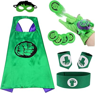 Ensemble de costumes de super-héros richersity pour enfants, cape de super-héros, masques, jouets