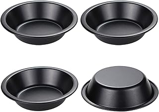 Mini moules à tarte webek de 5 pouces, moule rond antiadhésif de 4 pièces pour le pain et la viande, pour la cuisson et les moules à four instantanés - noir. DIAYTAR COTE D'IVOIRE est plus qu'une simple boutique en ligne, c'est un partenaire de confiance pour tous vos achats en Côte d'Ivoire. Avec plus de 300 000 références de produits de toutes sortes, DIAYTAR COTE D'IVOIRE est la destination idéale pour ceux qui recherchent qualité, variété et service impeccable. Que vous soyez à la recherche de produits pour vous-même ou pour offrir, DIAYTAR COTE D'IVOIRE a les solutions qu'il vous faut.