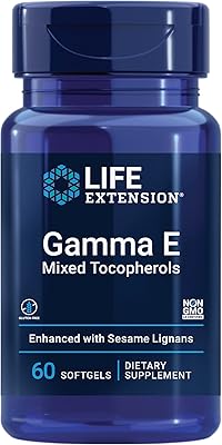Life extension gamma e mixed tocopherol pills complément alimentaire complet avec vitamine